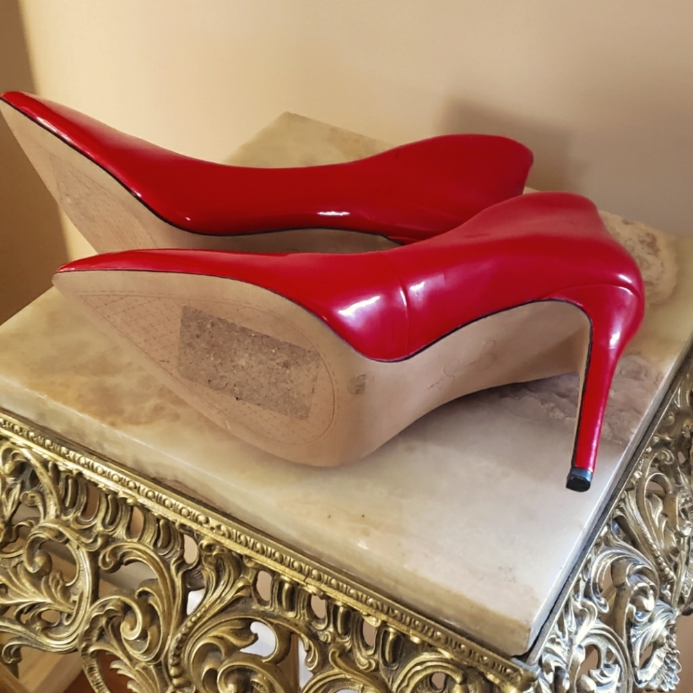 Sexy lipstick Red New Shoes - Picture 3 of 4